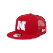 Nebraska New Era 9Fifty Snapback Flat Brim Hat